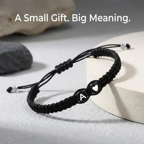 Initial Heart Bracelets