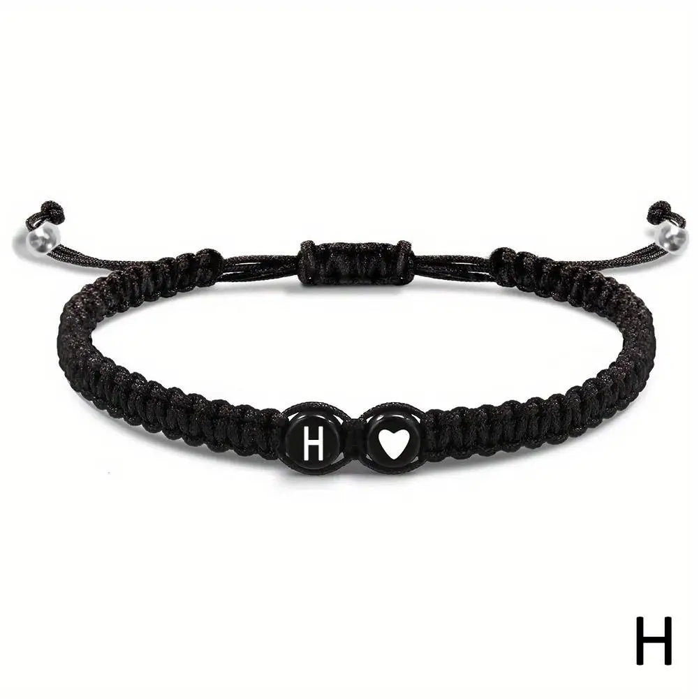 Initial Heart Bracelets